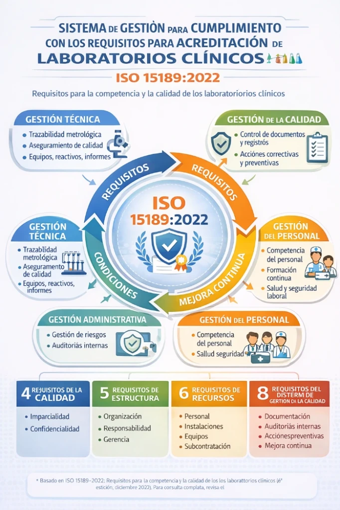 Paquete Premium - Manual de Calidad y procedimientos con base en la ISO 15189:2022