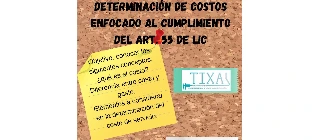 DETERMINACIÓN DE TARIFAS MEDIANTE UN PROCEDIMIENTO DE COSTOS